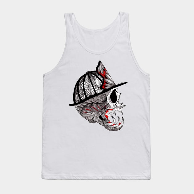 Firefighter Tank Top by FUN ART